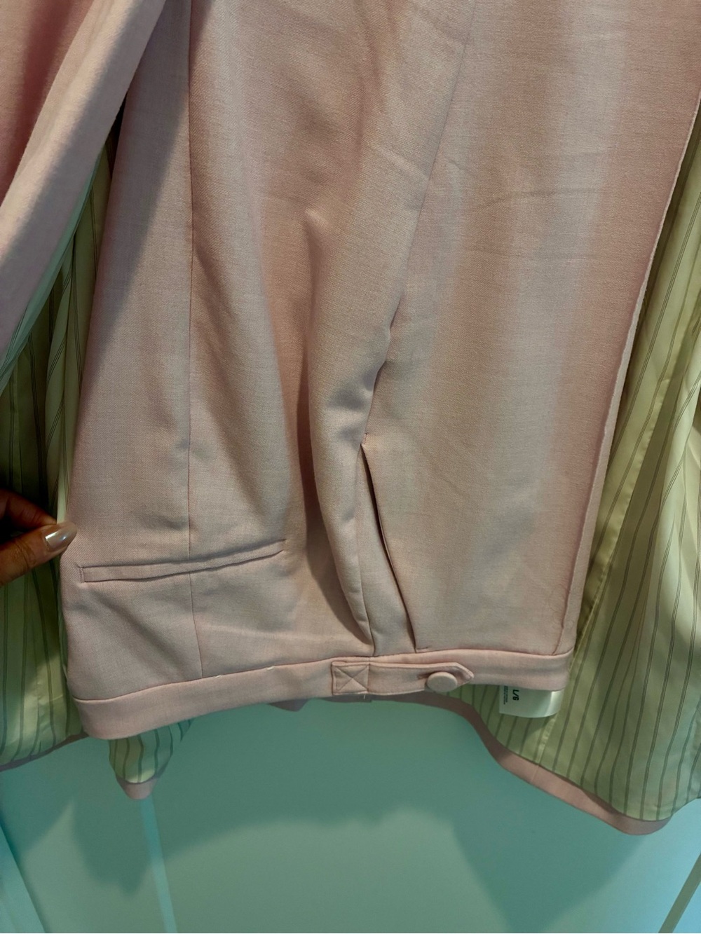 Express Pink Double-Breasted Women's Pantsuit-never worn! - Picture 4 of 6